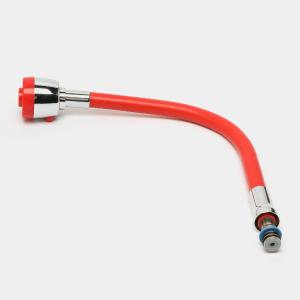 Гусак цветной с головкой красный