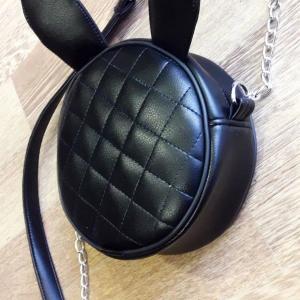 Сумка круглая с ушками из эко-кожи