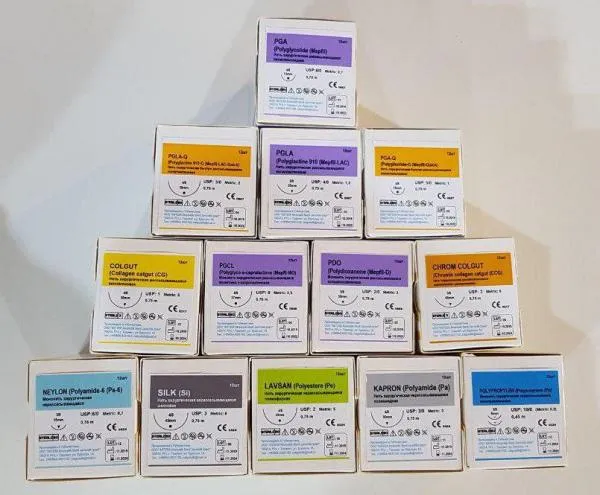 Monofilament jarrohlik poliamid NEYLON (Polyamid-6). Oftalmologik.