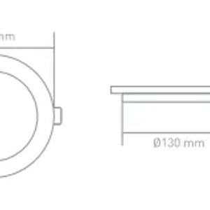 LED PANEL yorug'ligi 9W 6500K