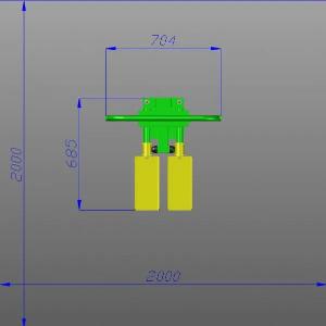Ochiq mashq mashinasi "Split" kod 3005