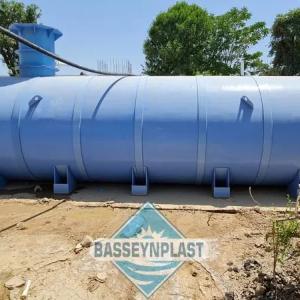 50m3, tonna gorizontal polipropilen eko-sig'im, 50000 litr bak