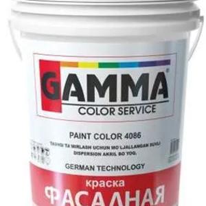 Fasad "GAMMA COLOR" suv bazlı bo'yoq