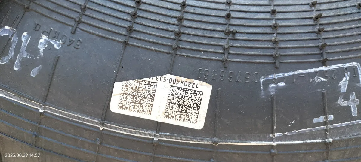 Avtomobil shinasi 1220x400-533 (400/80-533) Omskshina I-P184, ns10, 142G, s/k, s/lentalari, (Omskshina)