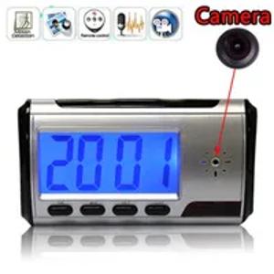 Скрытая видео камера установленная в настенных и настольных часах