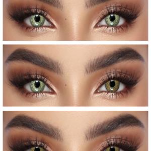 S3-916 HONEY 0.00 Цветные КАРИЕ контактные линзы, для красоты. 1 Линза