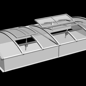 Зенитные фонари Alutech