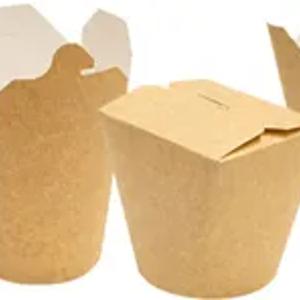 Упаковка контейнер BioBox Fold для лапши WOK, Крафт