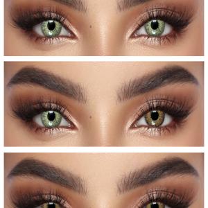  S3-402 BROWN 0.00 Цветные КАРИЕ контактные линзы, для красоты. 1 Линза