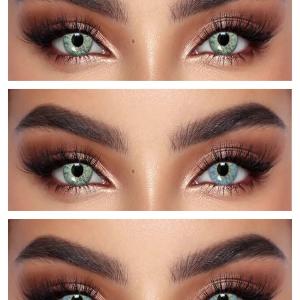 S1-303 BLUE  0.00 Цветные ГОЛУБЫЕ контактные линзы, для красоты. 1 Линза