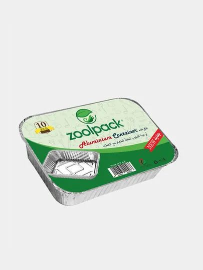 Alyuminiy Zoolpack konteynerlari 8389 Vt / LID