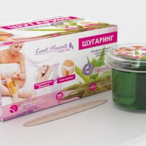 Твердая паста для шугаринга с экстрактом алоэ
