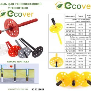Issiqlik izolyatsiyasi va izolyatsiyasi uchun dübel-tirnoqlar