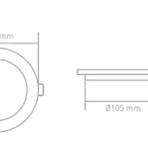 LED chiroq LED PANEL 6W 6500K