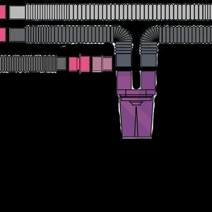Одноразовый дыхательный контур для ИВЛ и НДА