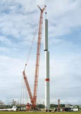 Самоходный кран LIEBHERR с решетчатой стрелой до 750 тн