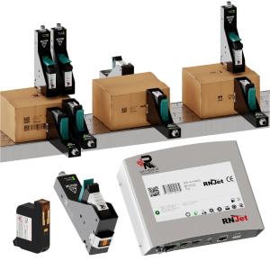 RNJet H1 mahsulot yorlig'i uchun doimiy inkjet printer