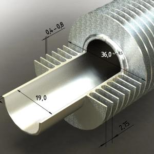 Биметаллические оребренные трубы