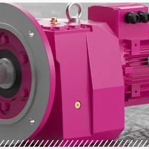 Цилиндрические мотор-редукторы серии N, устанавливаемые на фланец