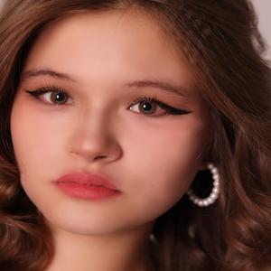  FALLING BROWN 0.00 Цветные КАРИЕ контактные линзы, для красоты. 1 Линза