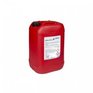 Og'ir iflos yuzalarni sirkulyatsiya bilan tozalash uchun konsentrlangan kislotali ko'piksiz vosita Dekalcitas, 30 kg