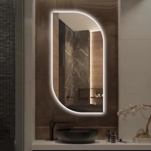 Умное зеркало с обогревателем 125х107B, 50х70 см