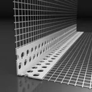 Профиль угловой ПВХ с армирующей сеткой 10х15м 2,5м/145г