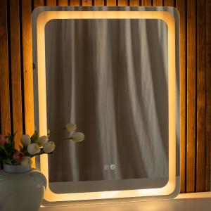 Умное зеркало с обогревателем 122х104B, 60х80 см