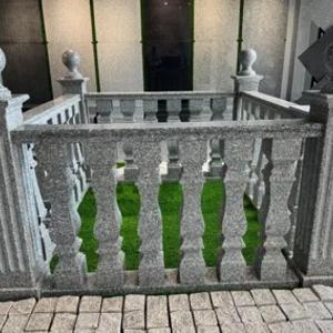 Круглые тумбы из Куксаройского гранита