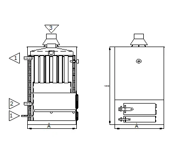 Котел ASB 50 тв (500 м2)