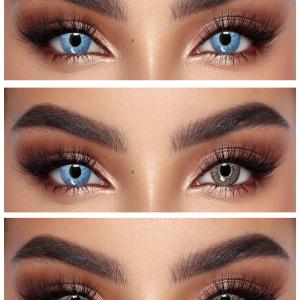 PEAR BROWN 0.00 2PS  Цветные КАРИЕ контактные линзы, для красоты. 2 Линзы.