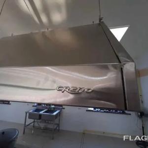 Зонт вытяжной из нержавейки