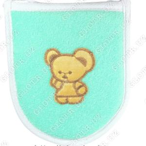 Мочалка детская “Красочная Мини - Рукавичка”