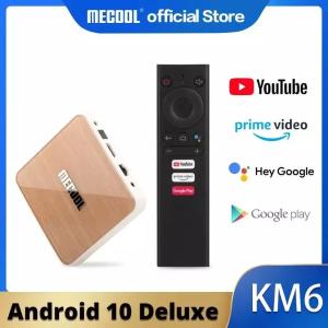 Смартбокс Mecool KM6 DELUXE 4/64gb android