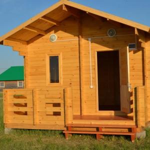 Деревянный домик из Алтая