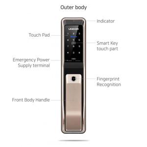 Биометрические замки Unicor Smart Push Pull PM8000BW