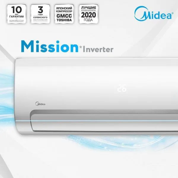 Split-tizimli konditsionerlar Midea "Mission" 18 Inverter