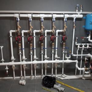 Сантехнические работы (отопление, ГВС, ХВС, канализация);