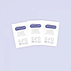 Влажные cалфетки для оптики и гаджетов Opticlean