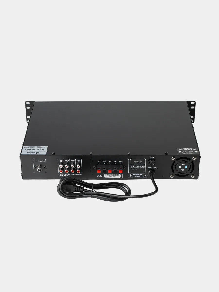 Микшер-усилитель с MP3, bluetooth, тюнером и дисплей, 240 Вт