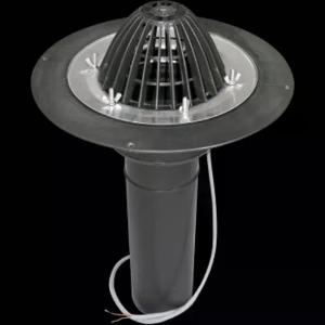 Воронка кровельная с обогревом PLASTFOIL VORTEX D=110 мм, д 350-450мм