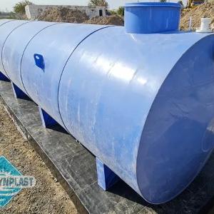 Эко-ёмкость для воды 60м3, тонн пищевая горизонтальная пластиковая