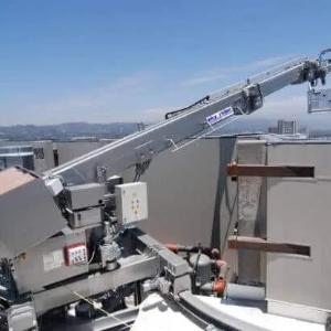 Qaytib olinadigan bumli BMU fasad tizimi