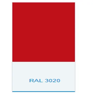 Polyester kukunli bo'yoq T611320Y02 OHTEK – 1GL RAL 3020 CORONA (qizil porloq)