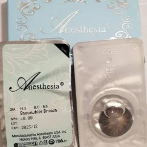 Контактные линзы "Anesthesia Snowwhite Brown"