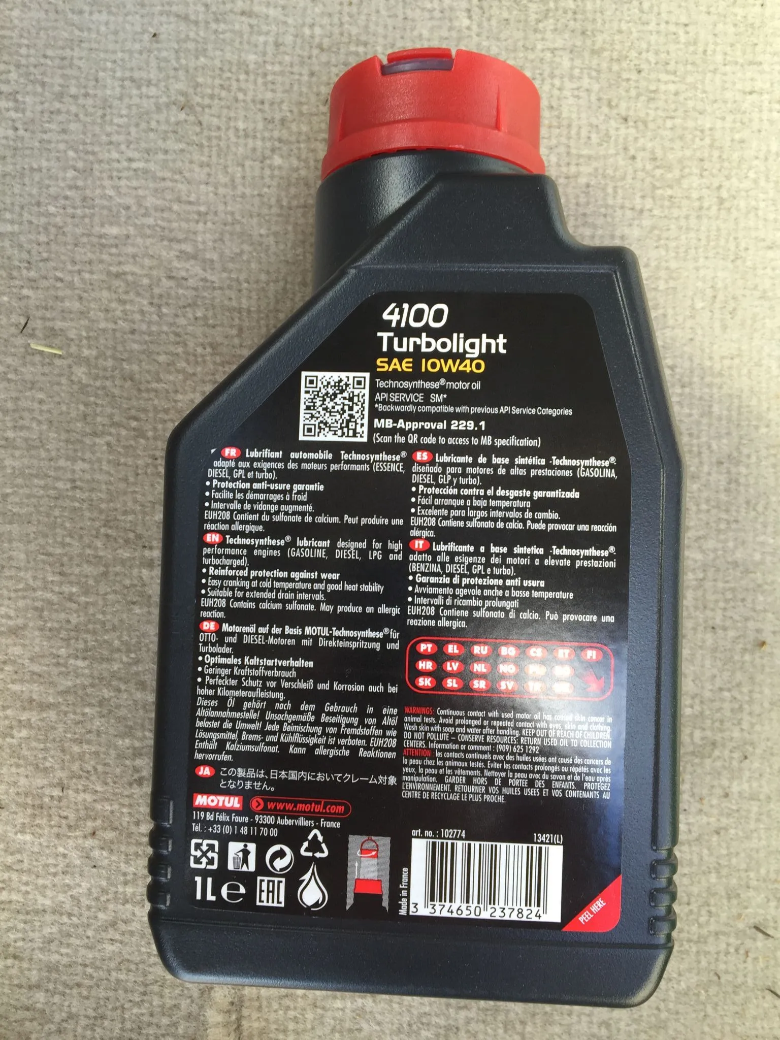 4100 Turbolight 10W-40 1 litr
