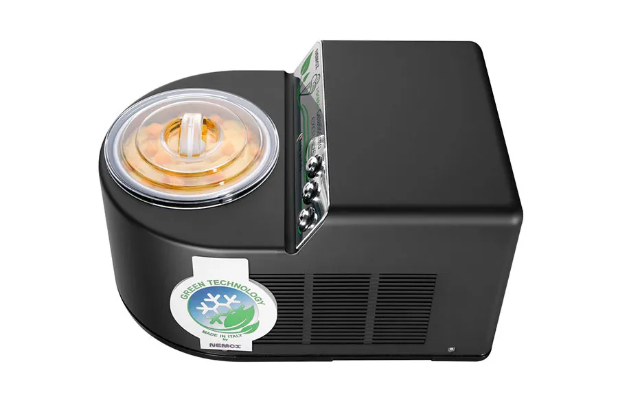 i-Green серияли Gelatissimo Exclusive Black компрессорли музқаймоқ ишлаб чиқаргич