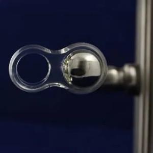 To'xtatuvchi, zarbadan himoya qiluvchi bloker, cheklovchi bilan eshik tutqichi uchun halqa