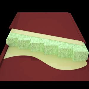 Стеновые сэндвич панели RAL1015 - бежевые , RAL9003  - белые,   толщина 90мм