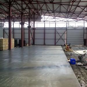 Beton zamin, monolitik zamin, o'z-o'zidan yasalgan pollar, sanoat